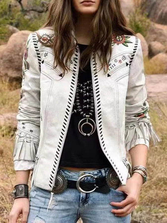 Ethnic Tassel Coat.