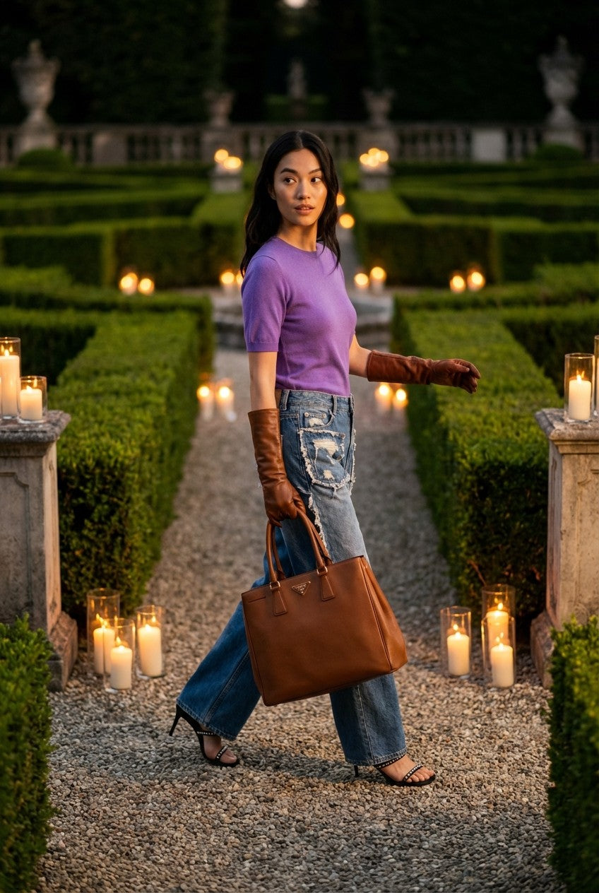 Women's Soft Knit Short Sleeve Crewneck Sweater Slim Fit Top