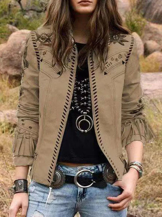 Ethnic Tassel Coat.