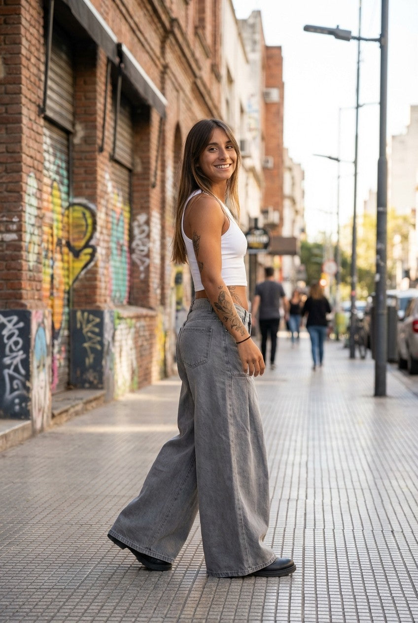 Women's Ribbed Cotton Crop Top, Slim Fit Racerback Tank Essential