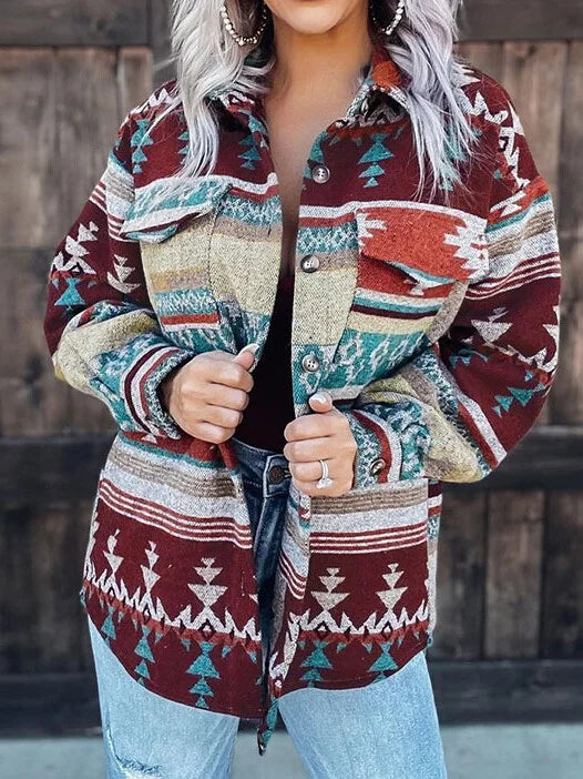 Women's Western Aztec Coat.