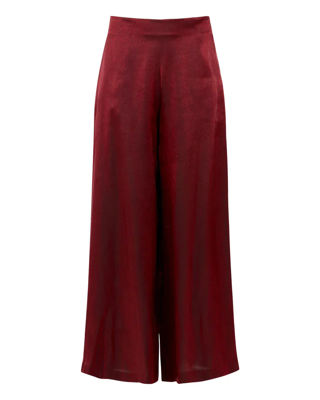 Deep VNeck Shirt wide Leg Pants Set