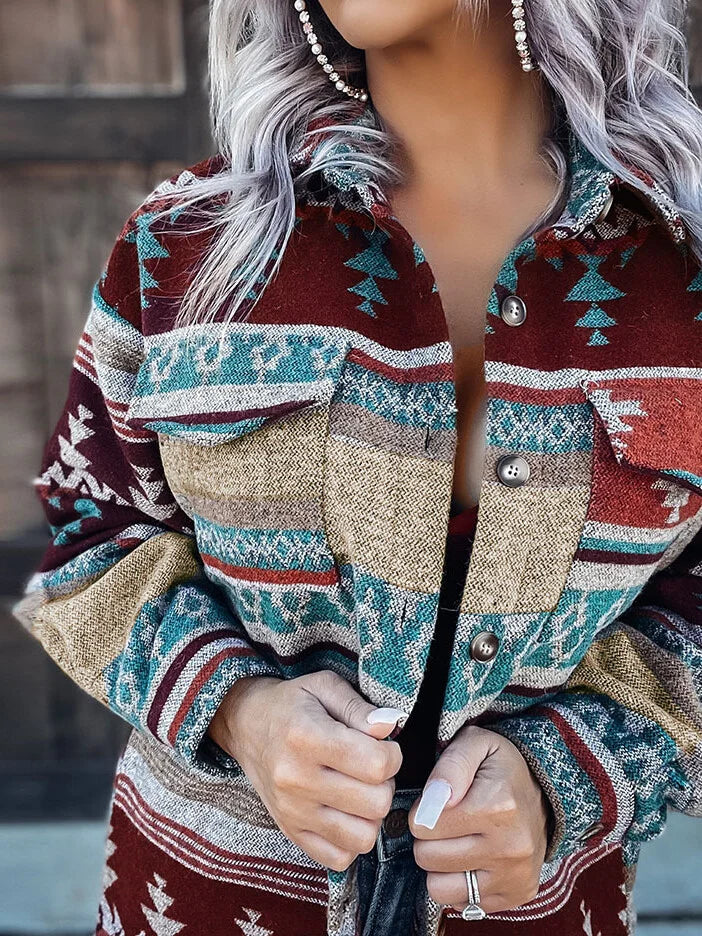 Women's Western Aztec Coat.