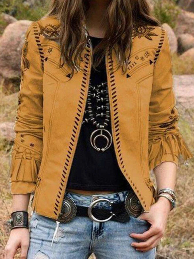 Ethnic Tassel Coat.