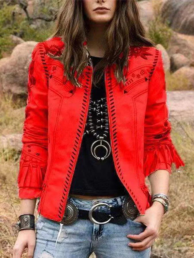 Ethnic Tassel Coat.