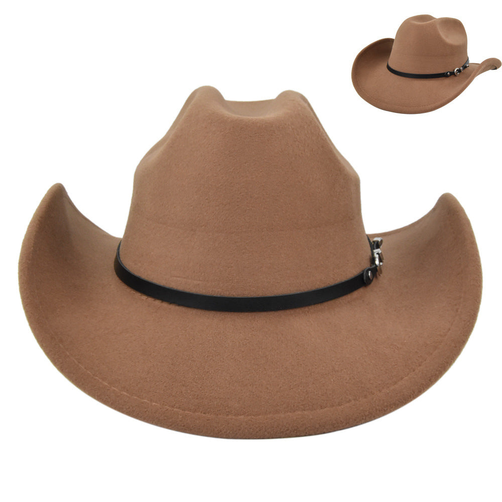 Men's Vintage Wool Cowboy Hat Yellowstone Jazz Hat