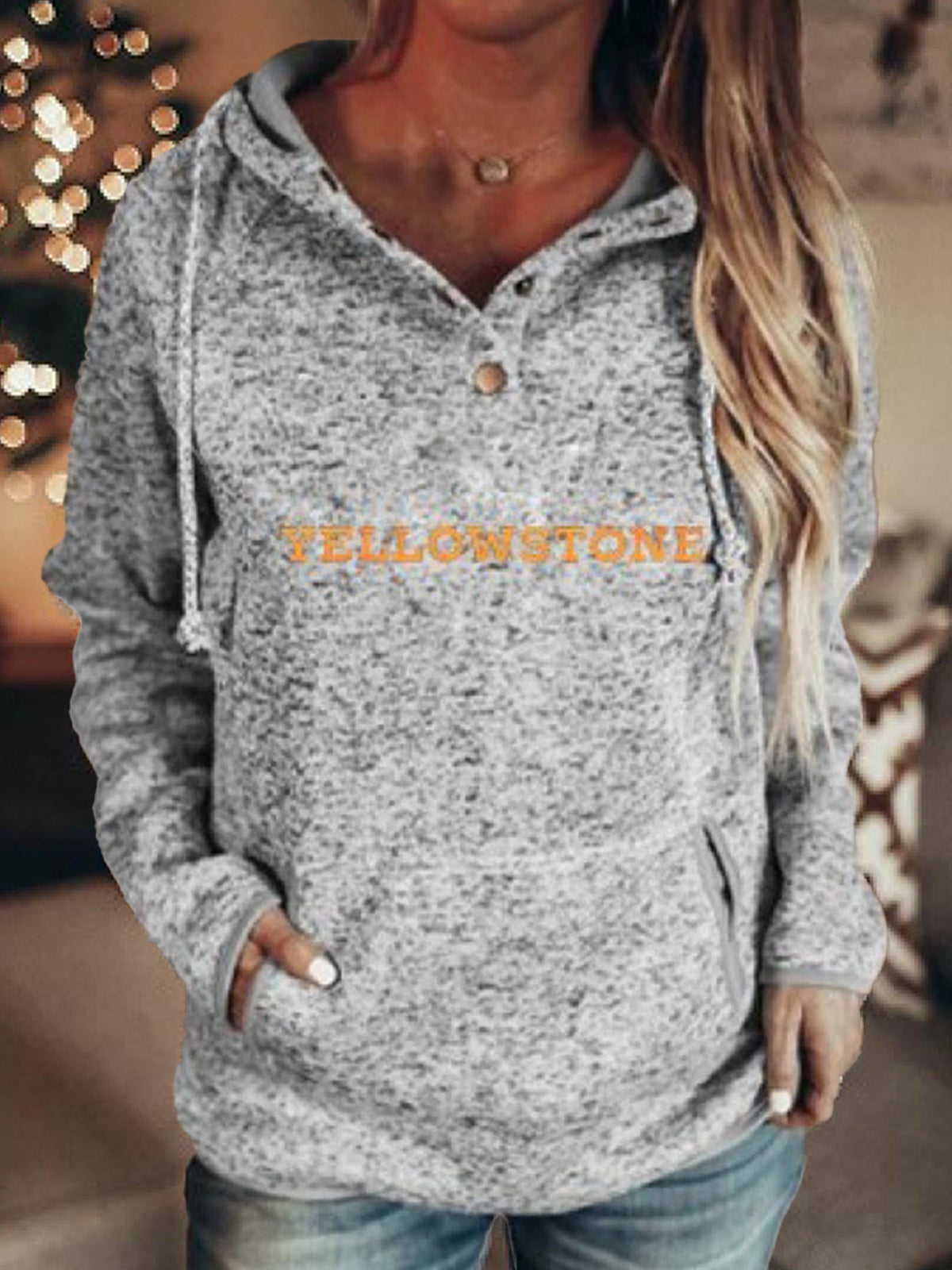 Women's Yellowstone Cowboy Hooded Sweater