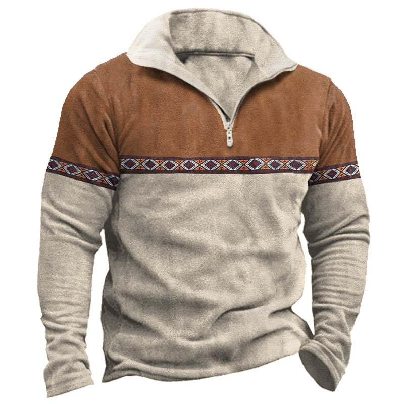 Men's Aztec Winter Sweatshirt