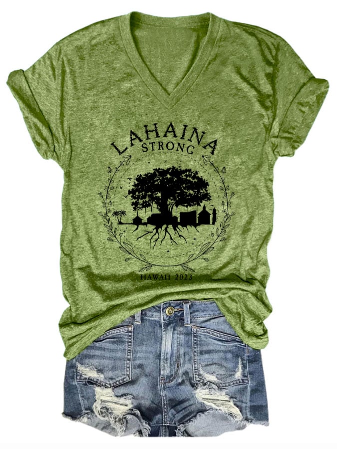 🔥Women's Lahaina Strong Casual T-Shirt