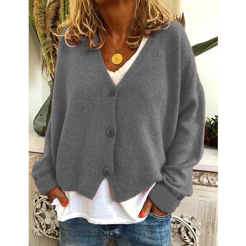 Wisherryy Women's Casual Sweater Cardigan