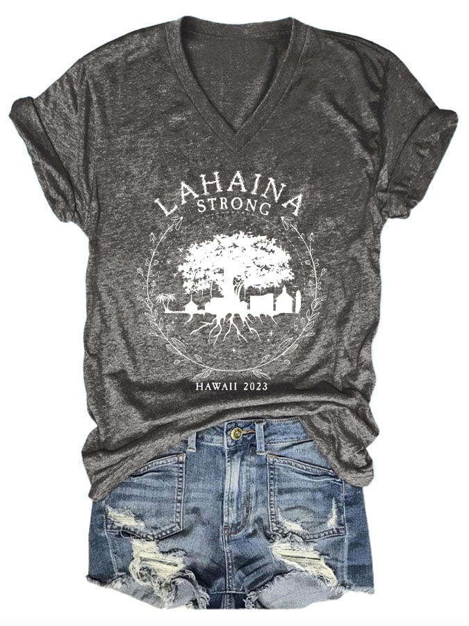 🔥Women's Lahaina Strong Casual T-Shirt