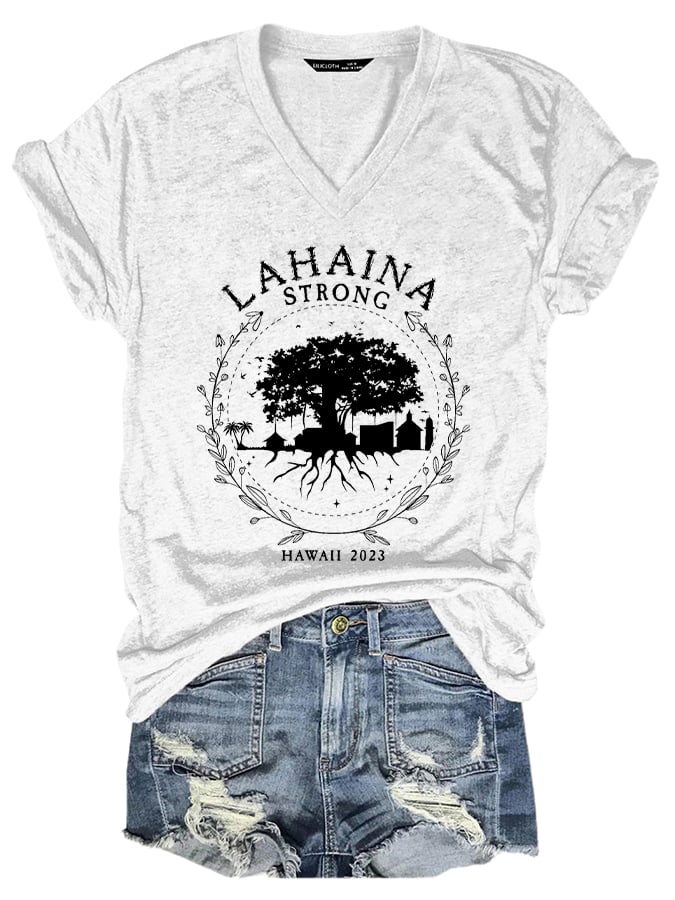 🔥Women's Lahaina Strong Casual T-Shirt