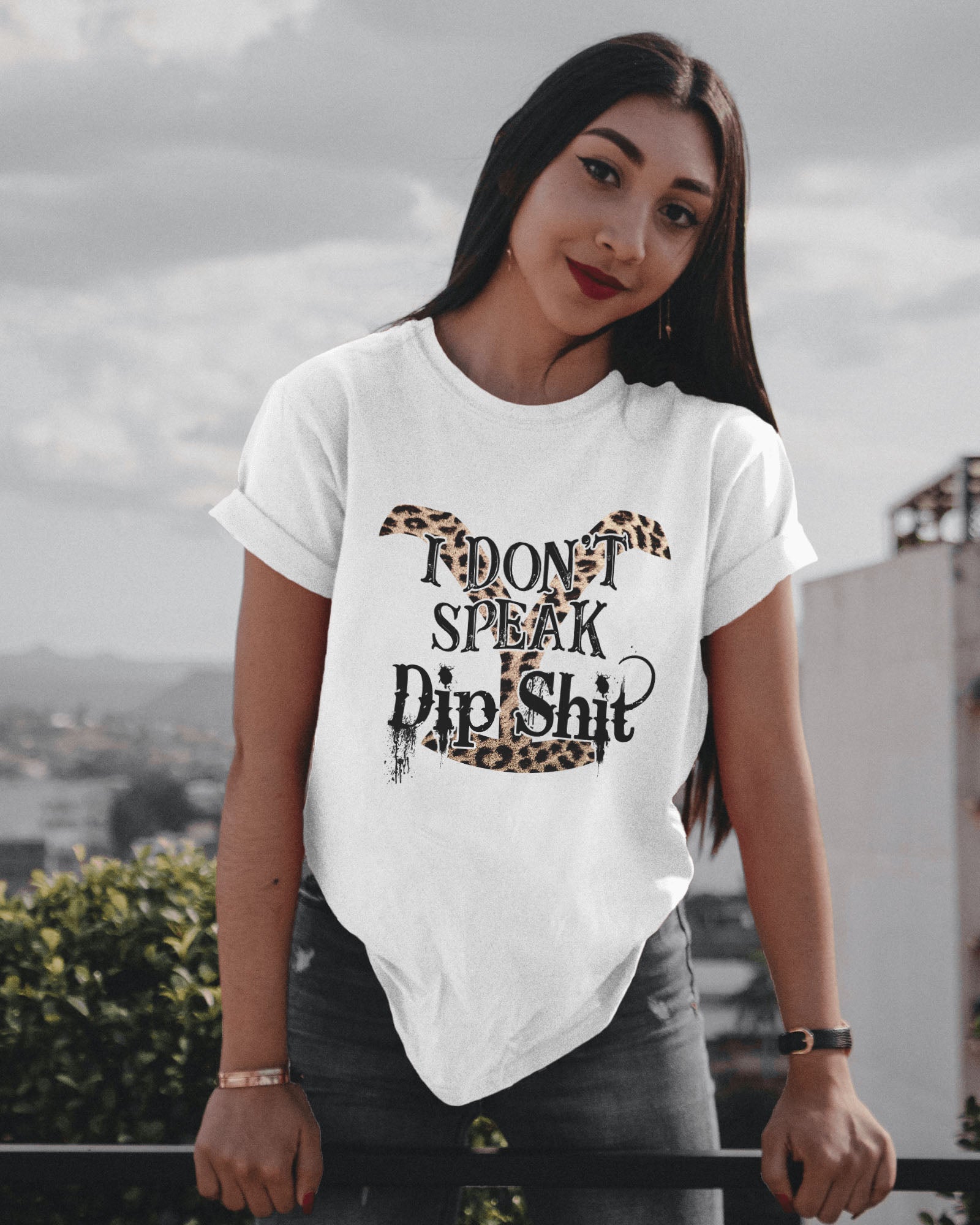 Unisex T-shirt, Western Shirt, I Don't Speak Dip Shit T-Shirt