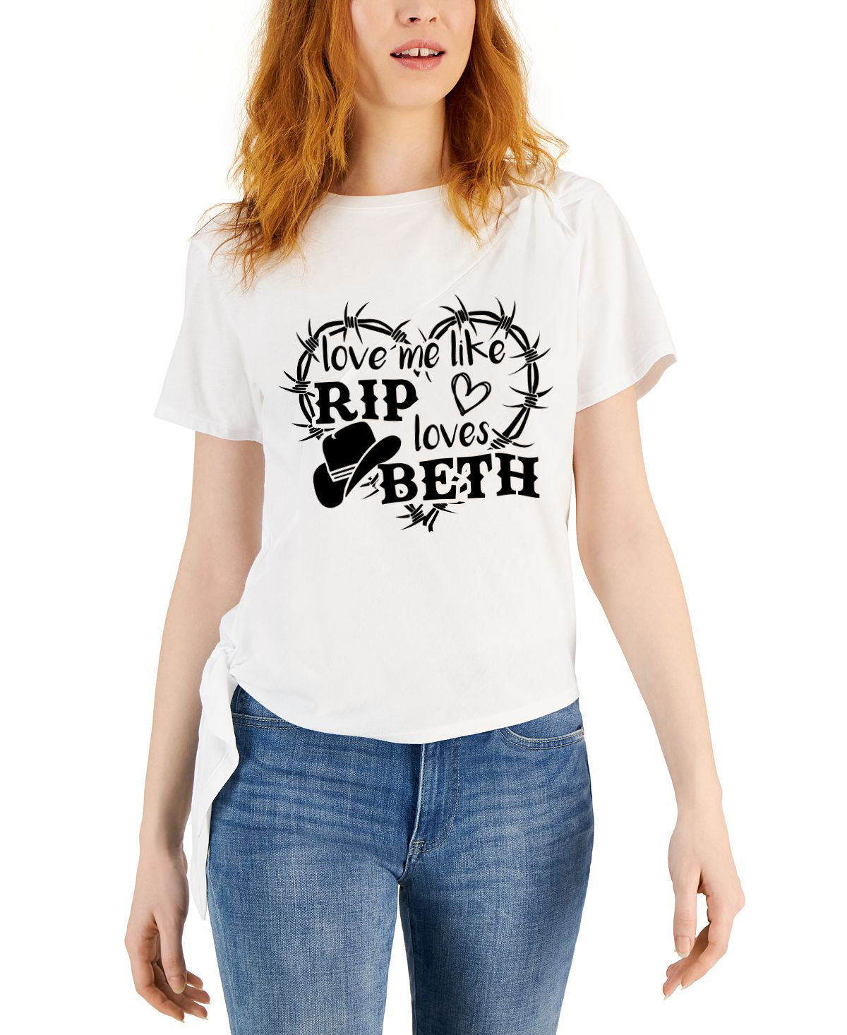 Unisex T-shirt, Western Shirt, Love Me Like Rip Love Beth T-Shirt