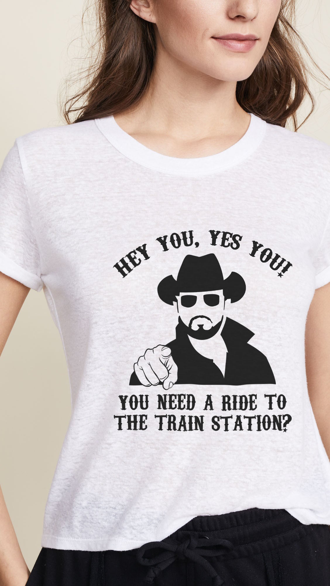 Unisex T-shirt, Need A Ride To The Train Station T-Shirt