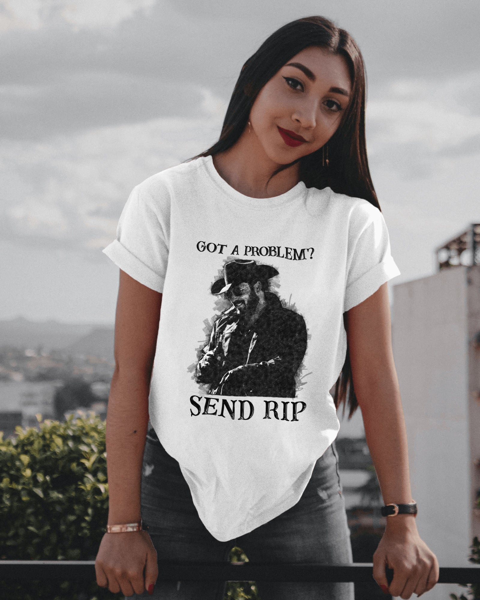 Unisex T-shirt, Western Shirt, Got A Problem, Send Drip T-Shirt