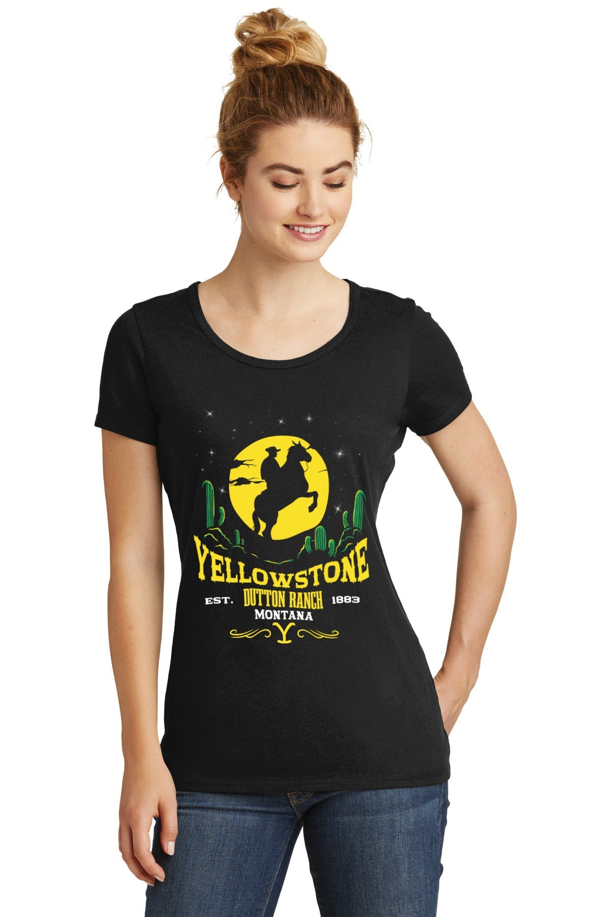 Unisex T-shirt, Western Shirt, Dutton Ranch, Montana, Est 1883 T-Shirt