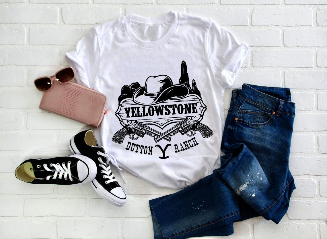 Unisex T-shirt, Western Shirt, Dutton Ranch, Est 1883 T-Shirt