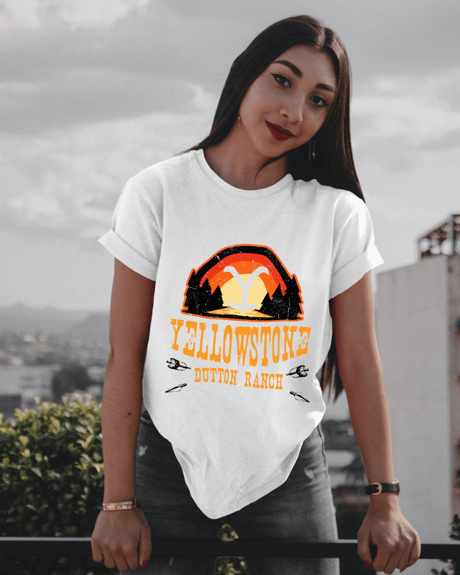 Women T-shirt, Western Shirt, Dutton Ranch, Est 1883 T-Shirt
