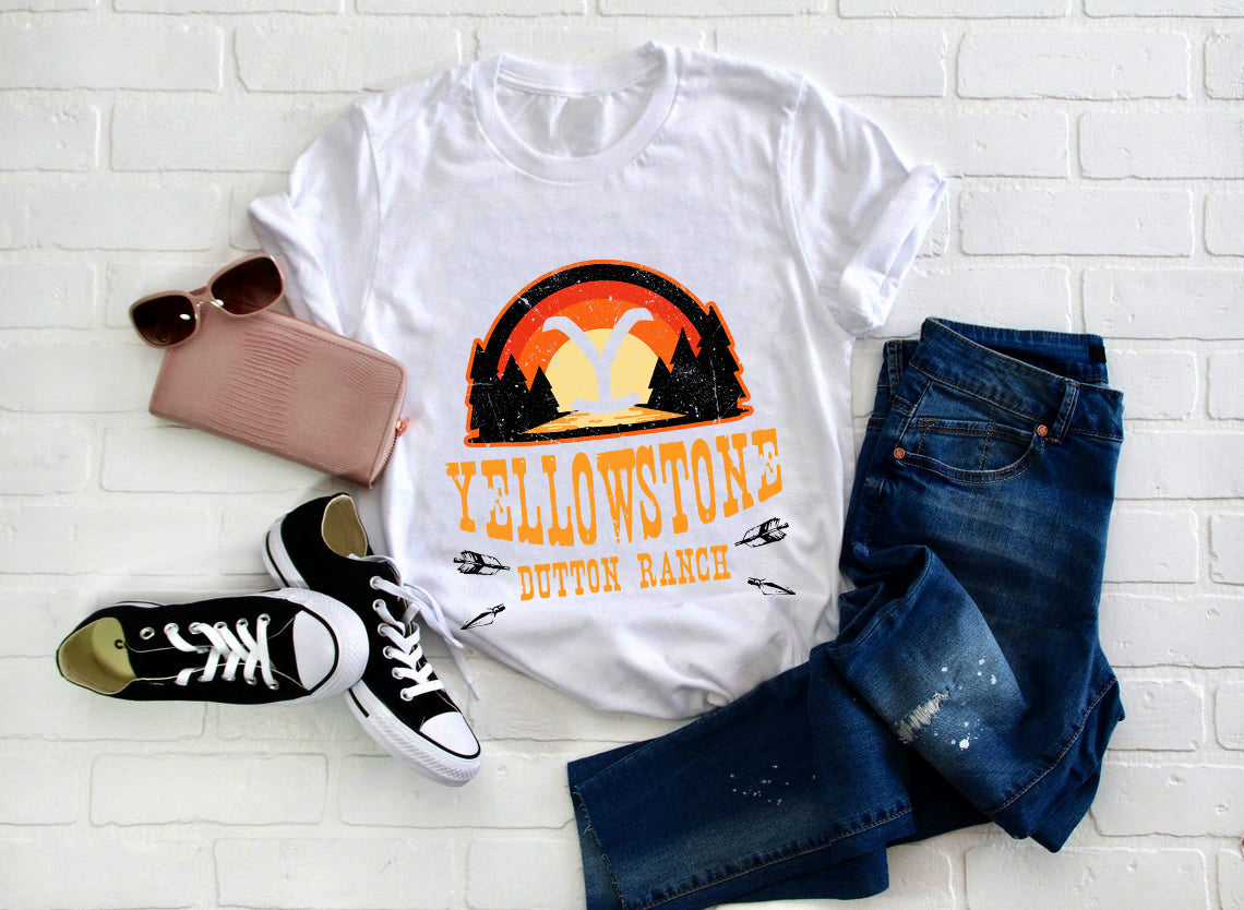 Women T-shirt, Western Shirt, Dutton Ranch, Est 1883 T-Shirt
