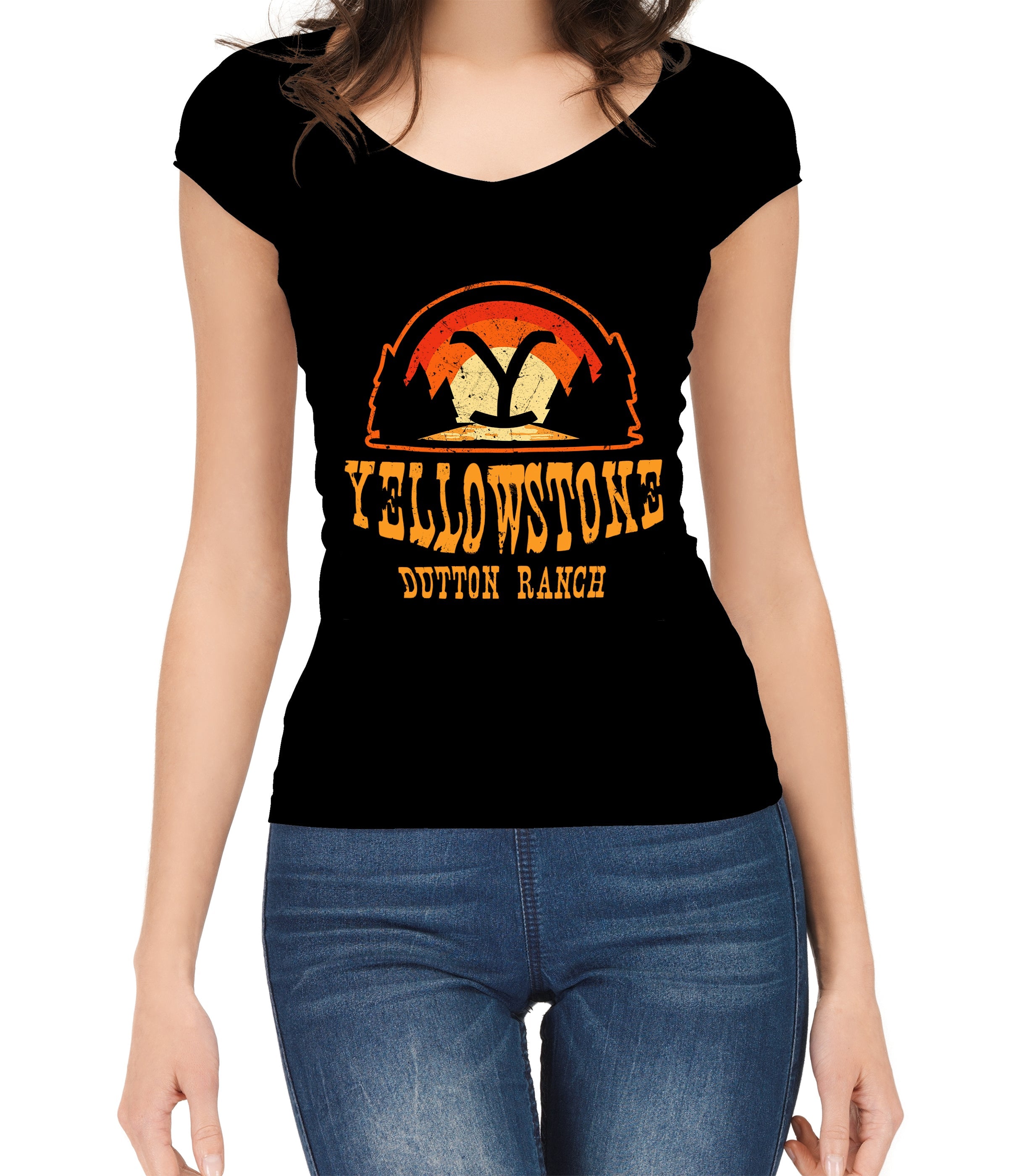 Women T-shirt, Western Shirt, Dutton Ranch, Est 1883 T-Shirt
