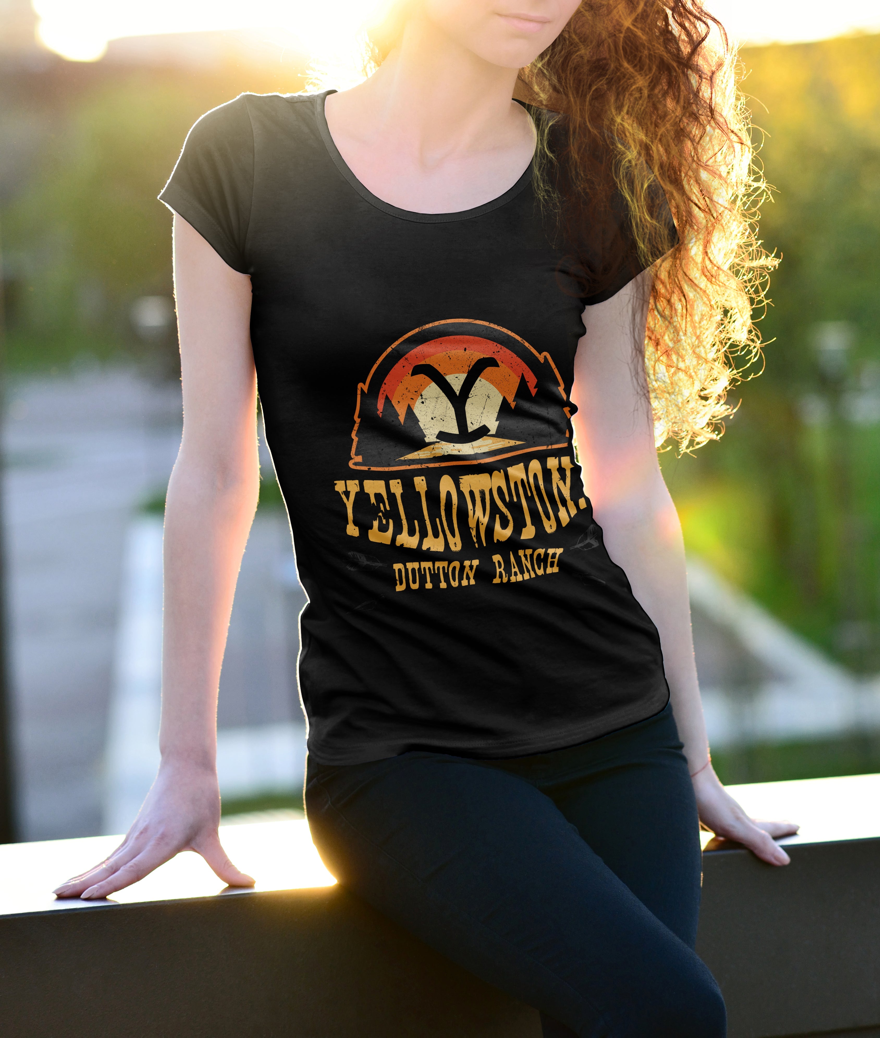 Women T-shirt, Western Shirt, Dutton Ranch, Est 1883 T-Shirt