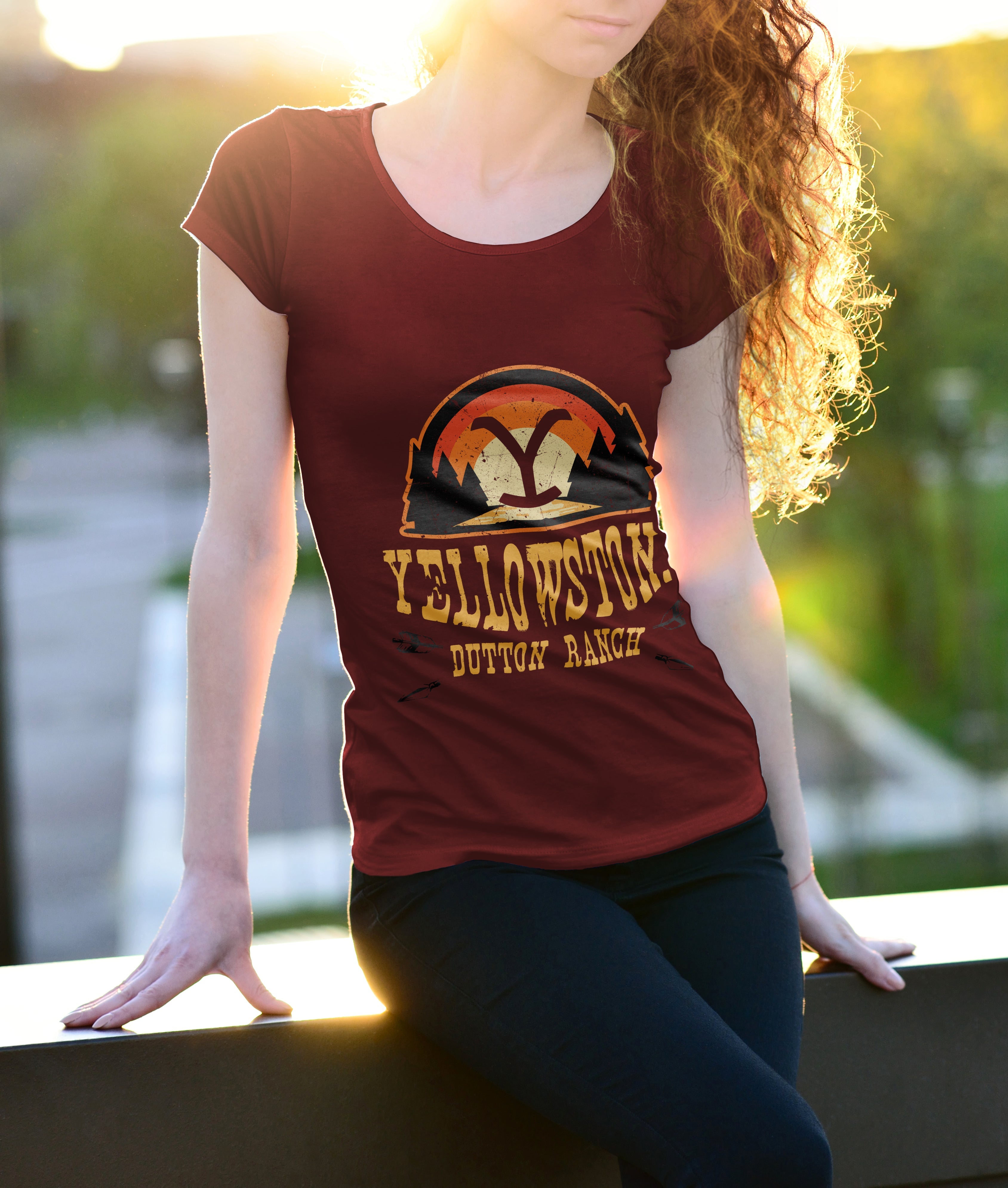 Women T-shirt, Western Shirt, Dutton Ranch, Est 1883 T-Shirt