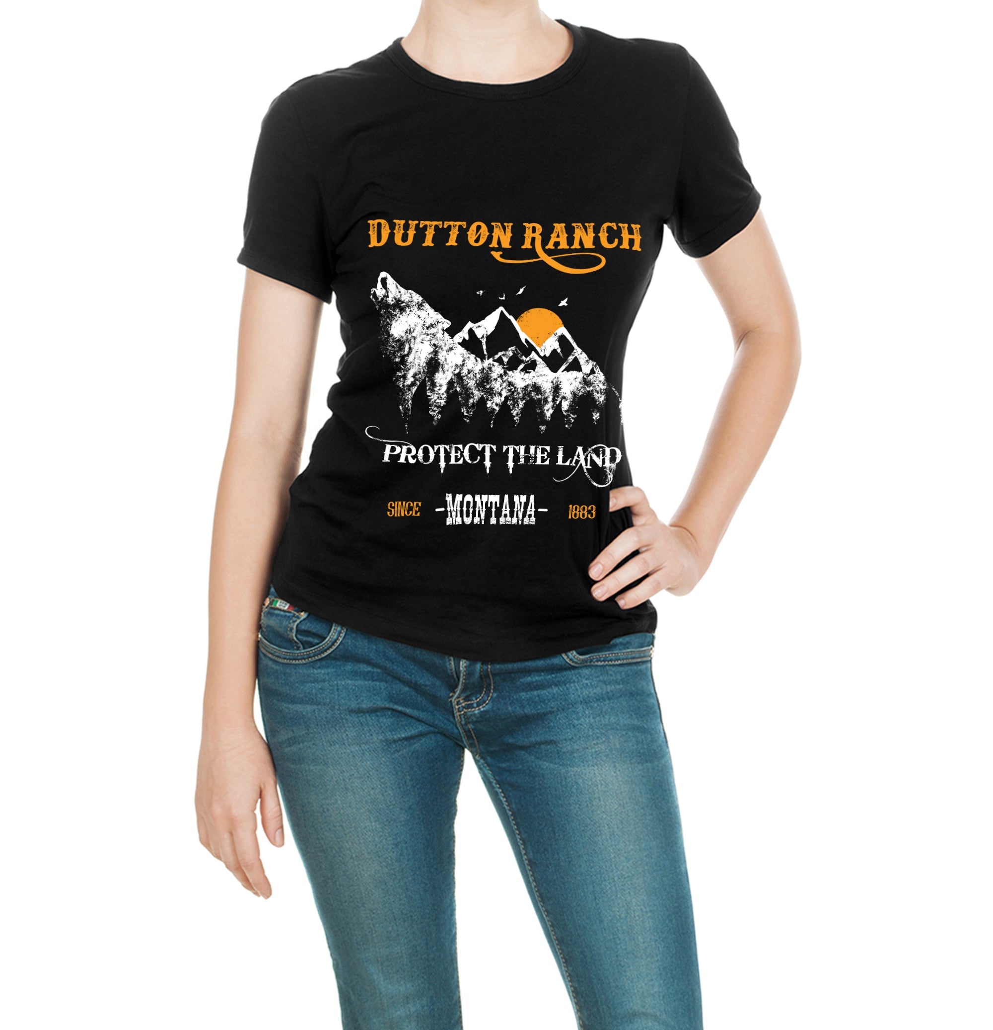 Unisex T-shirt, Western Shirt, Dutton Ranch, Montana, Protect The Land T-Shirt
