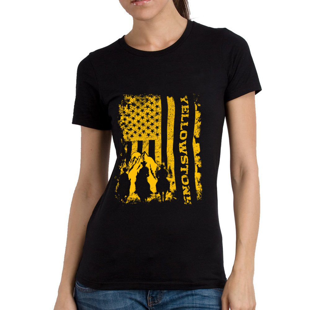 Unisex T-shirt, Western Shirt, American Flag T-Shirt