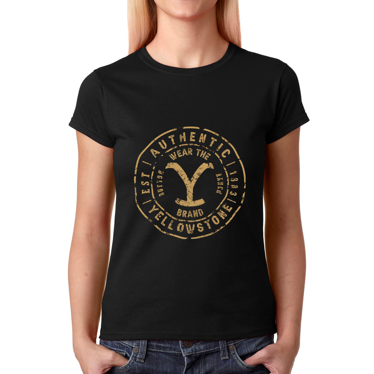 Women T-shirt, Authentic Western Shirt, Dutton Ranch, Est 1883 T-Shirt