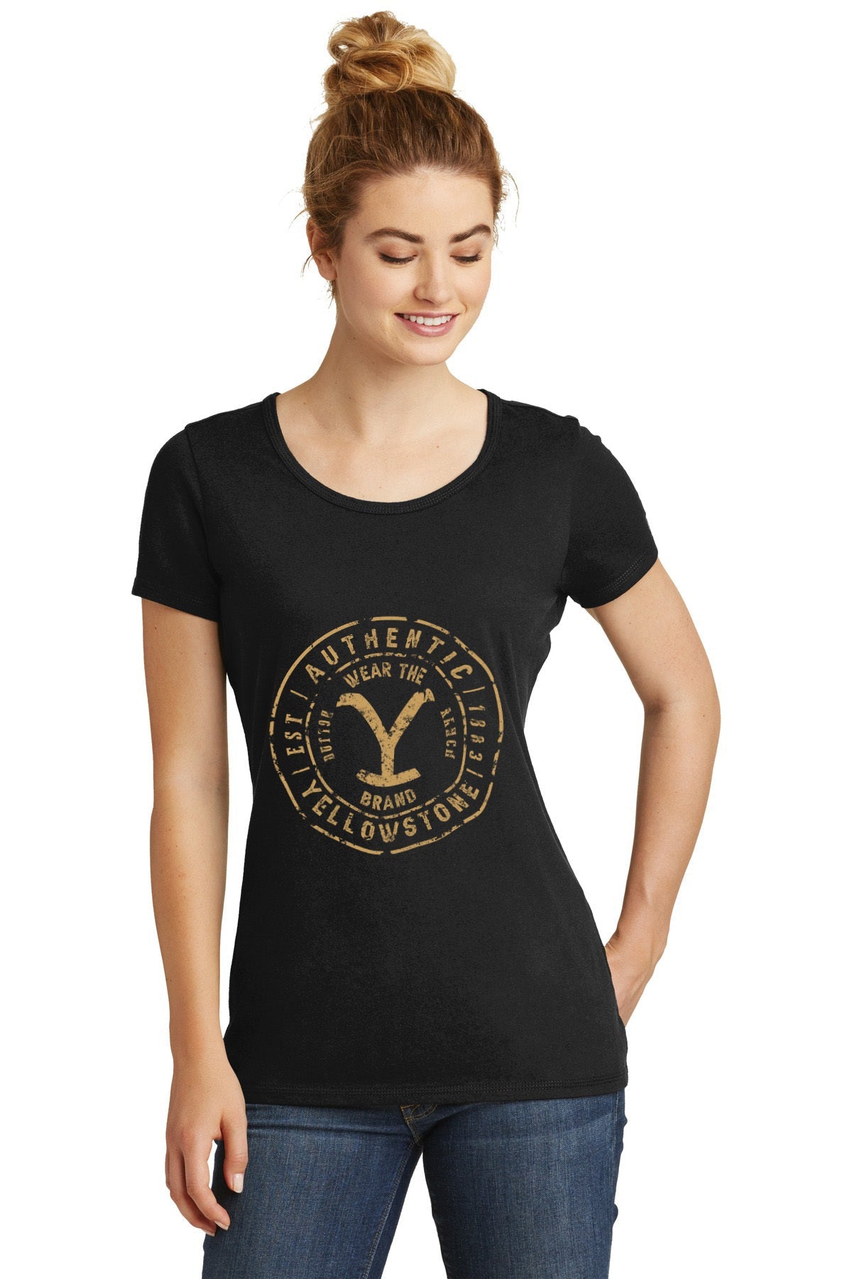 Women T-shirt, Authentic Western Shirt, Dutton Ranch, Est 1883 T-Shirt