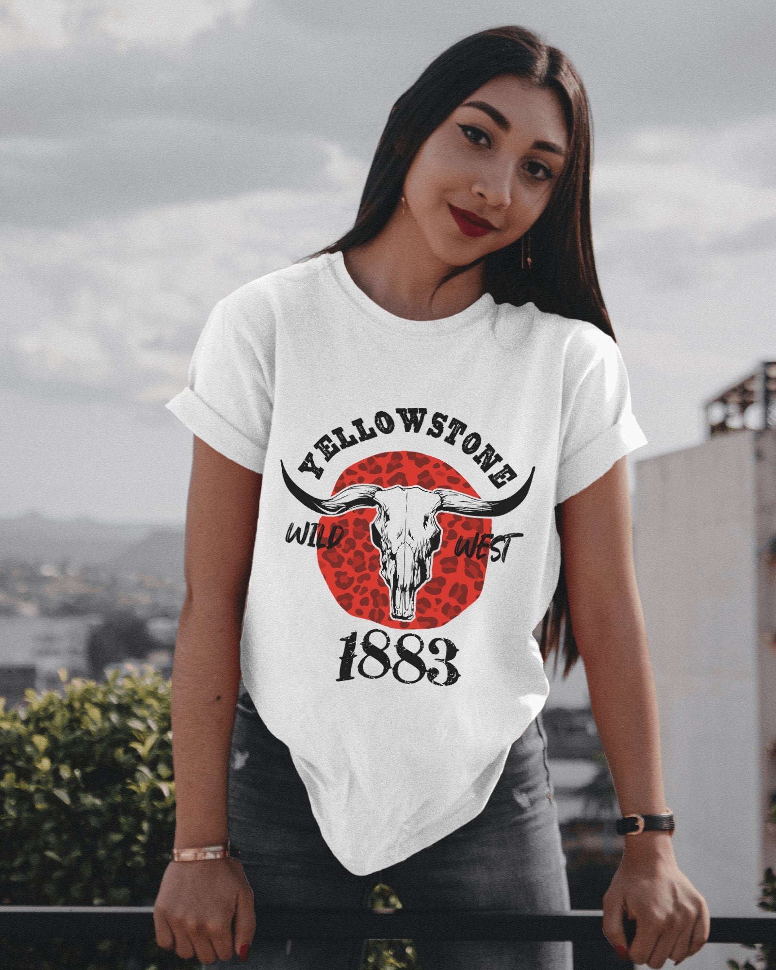 Unisex T-shirt, Western Shirt, Wild West, Est 1883 T-Shirt