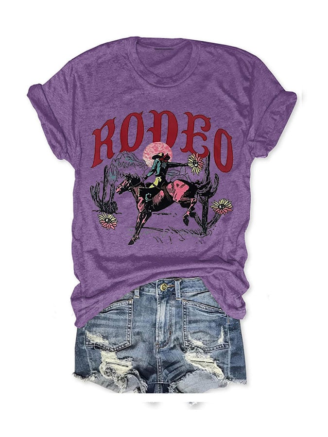 Rodeo Print T-Shirt