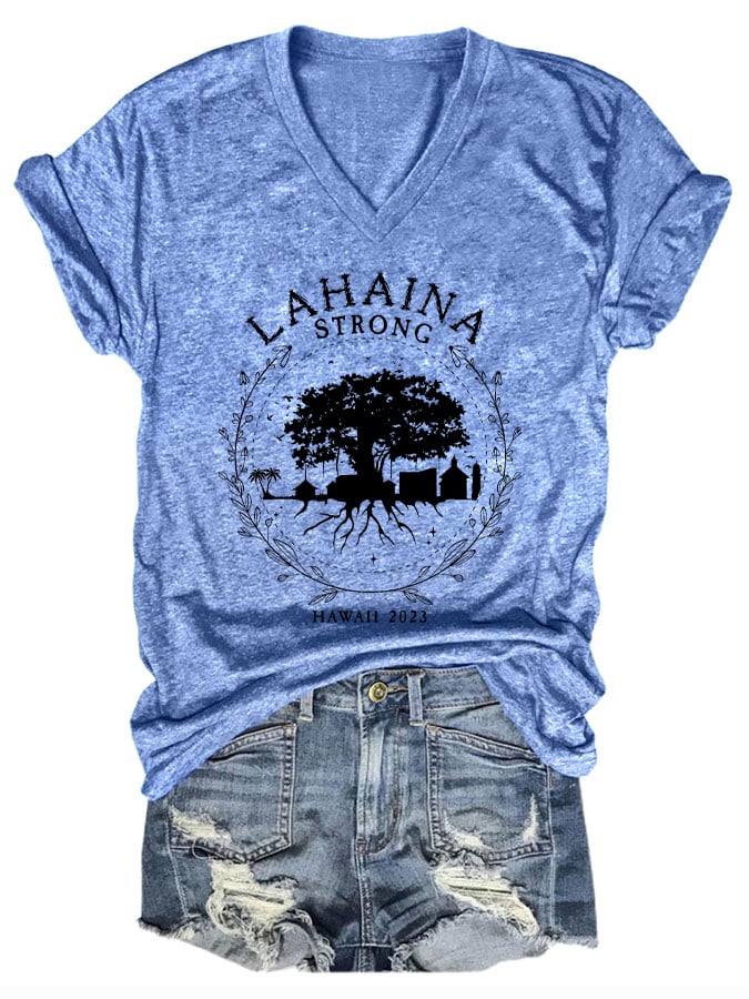 🔥Women's Lahaina Strong Casual T-Shirt