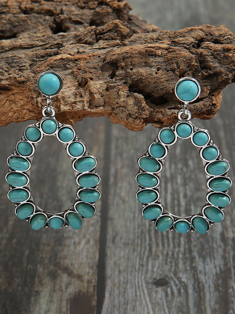 Vintage Turquoise Drop Earrings