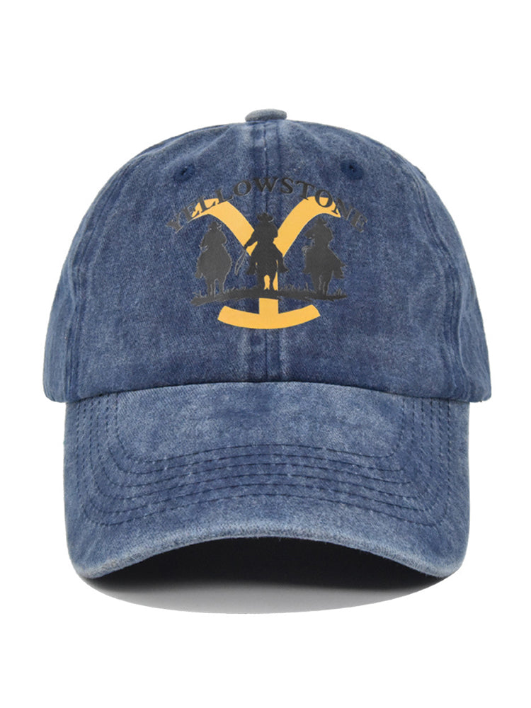 Western Graphic Washed Baseball Cap